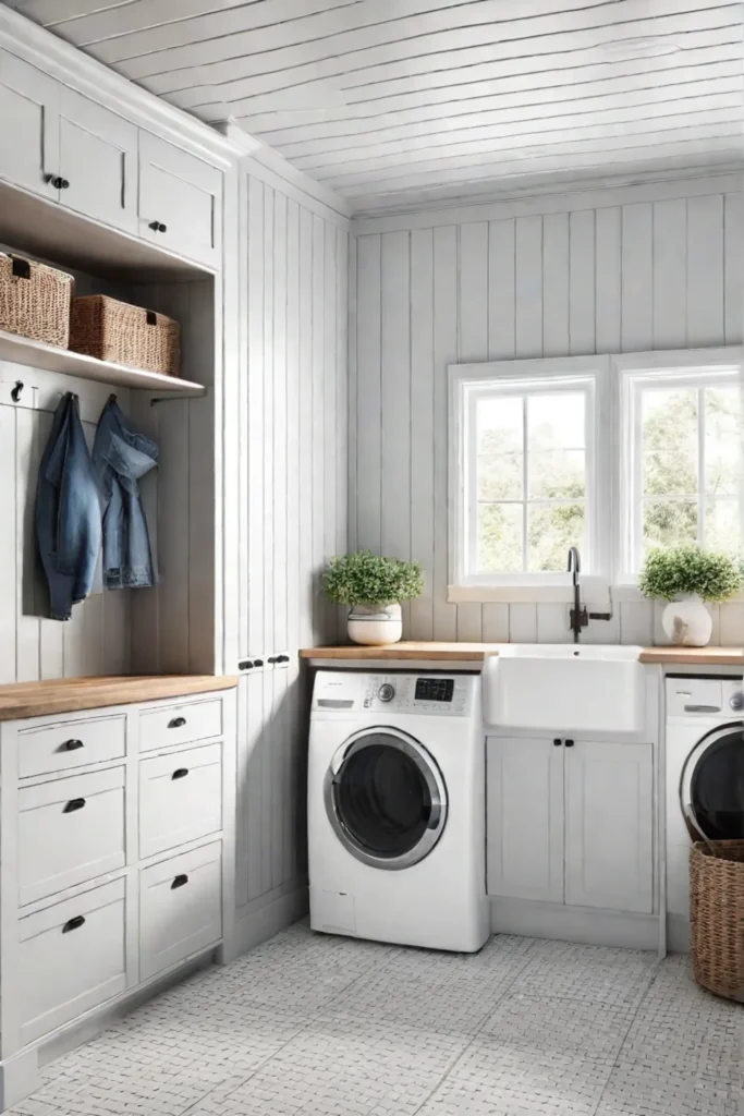 Beach House Laundry Design