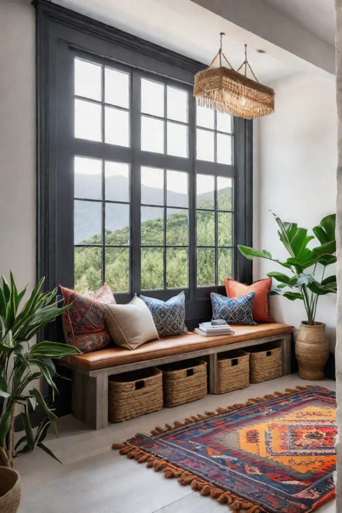 Bohemian mudroom