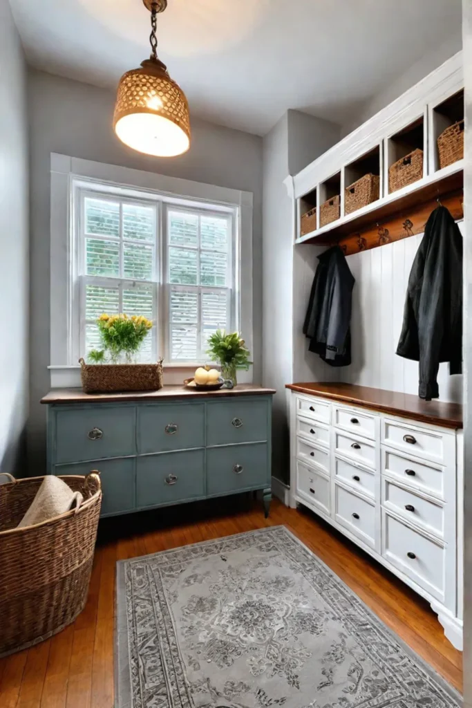 Budgetfriendly mudroom makeover