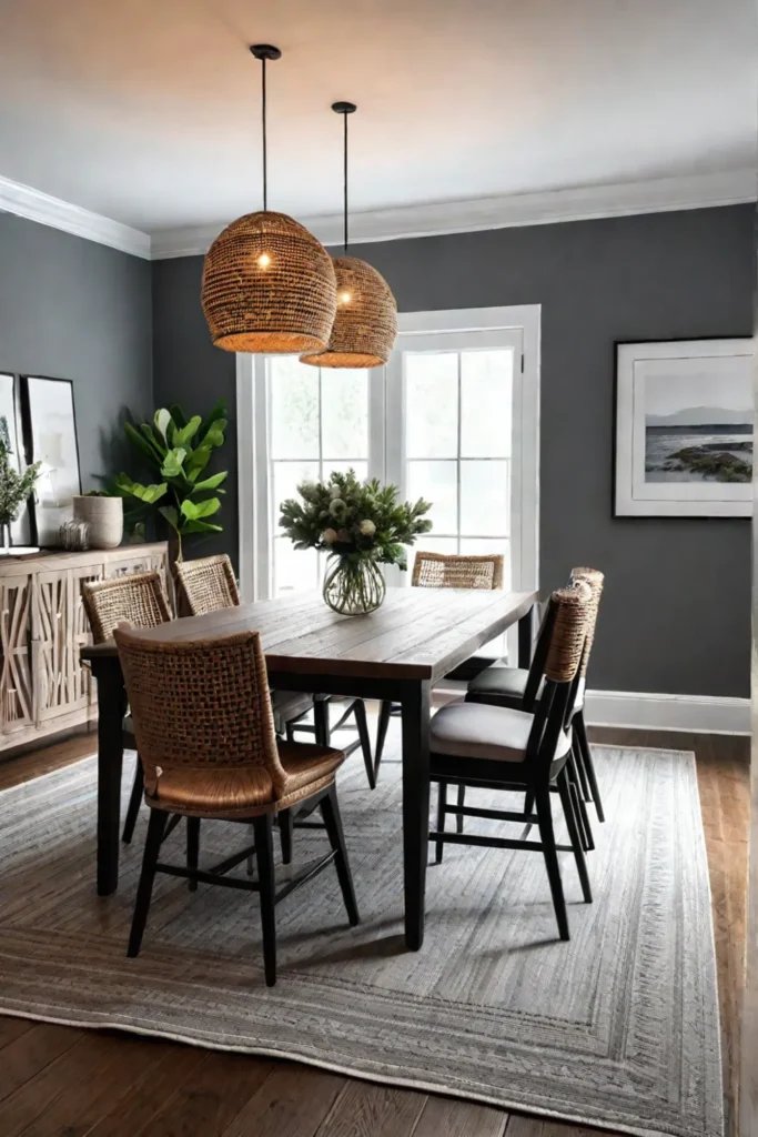 Cozy Modern Farmhouse dining room