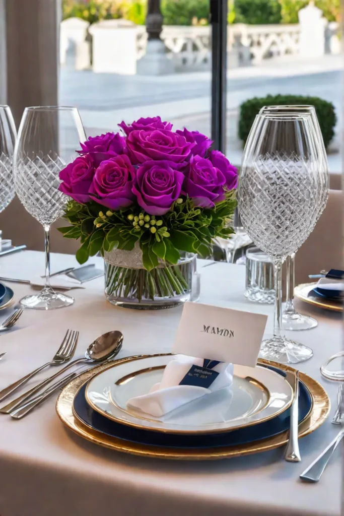 Detailed table setting