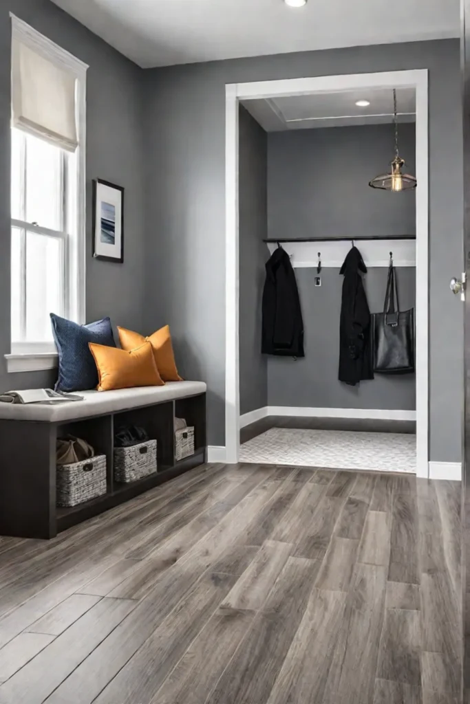 Durable and stylish mudroom flooring