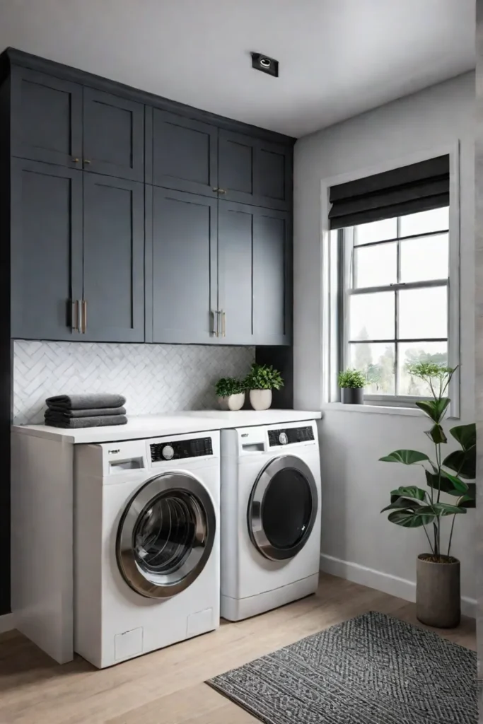 Functional and stylish laundry room