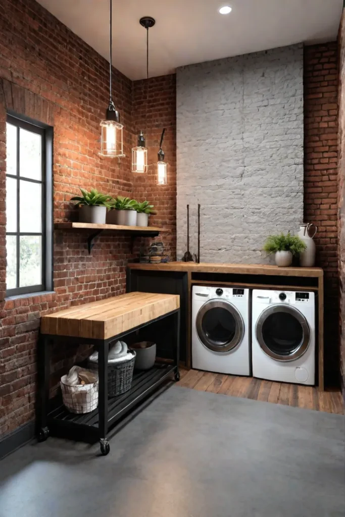 Industrial laundry room