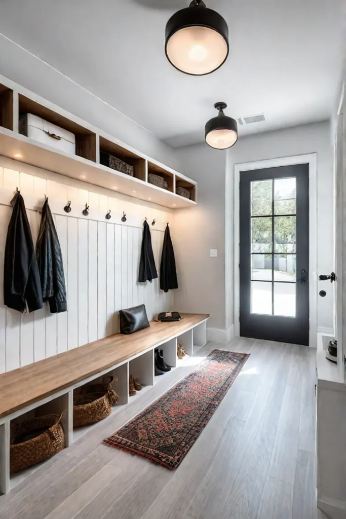 Mudroom inspiration gallery wall