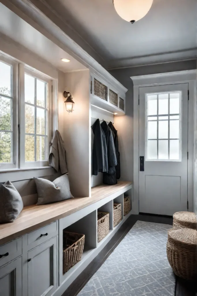 Open Concept Mudroom