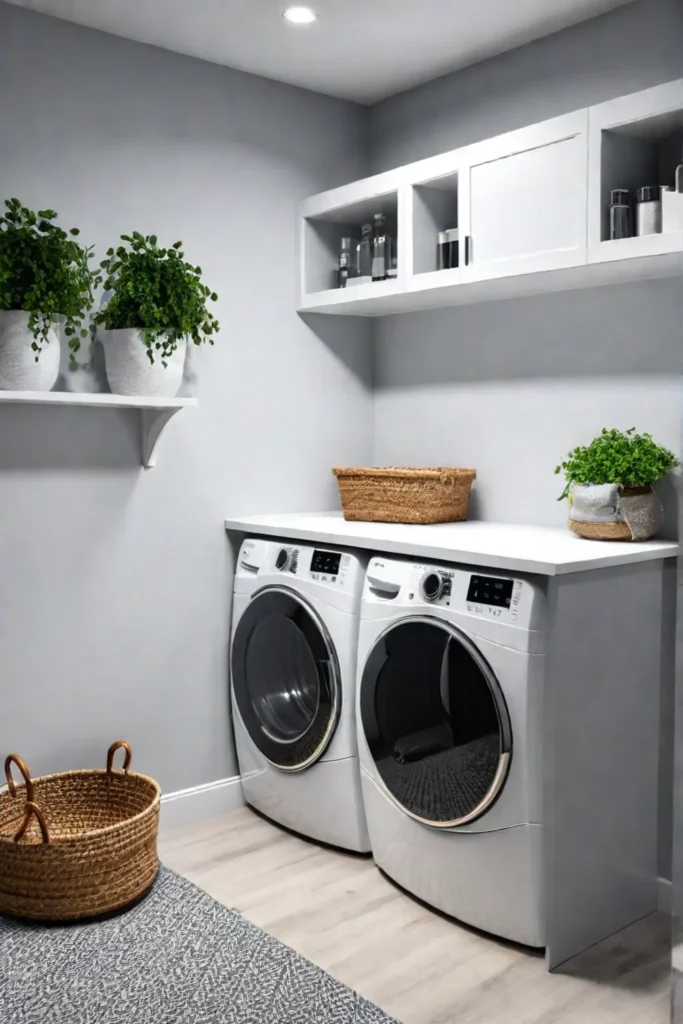 Small Space Mudroom Laundry